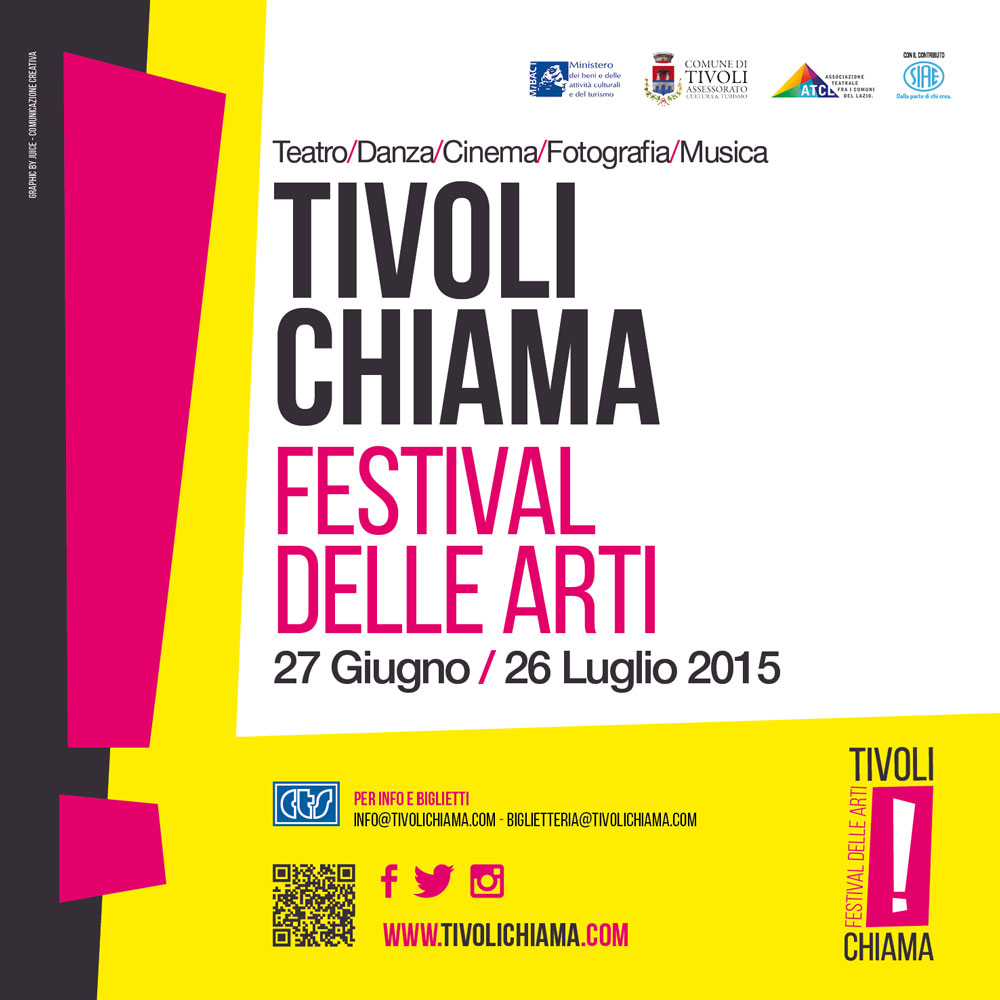 TIVOLI CHIAMA! Il Festival delle Arti #tivolichiama