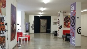 Il foyer del TaTà pronto per l'inizio di StartUp Teatro 2015 - foto: Rossella Menna